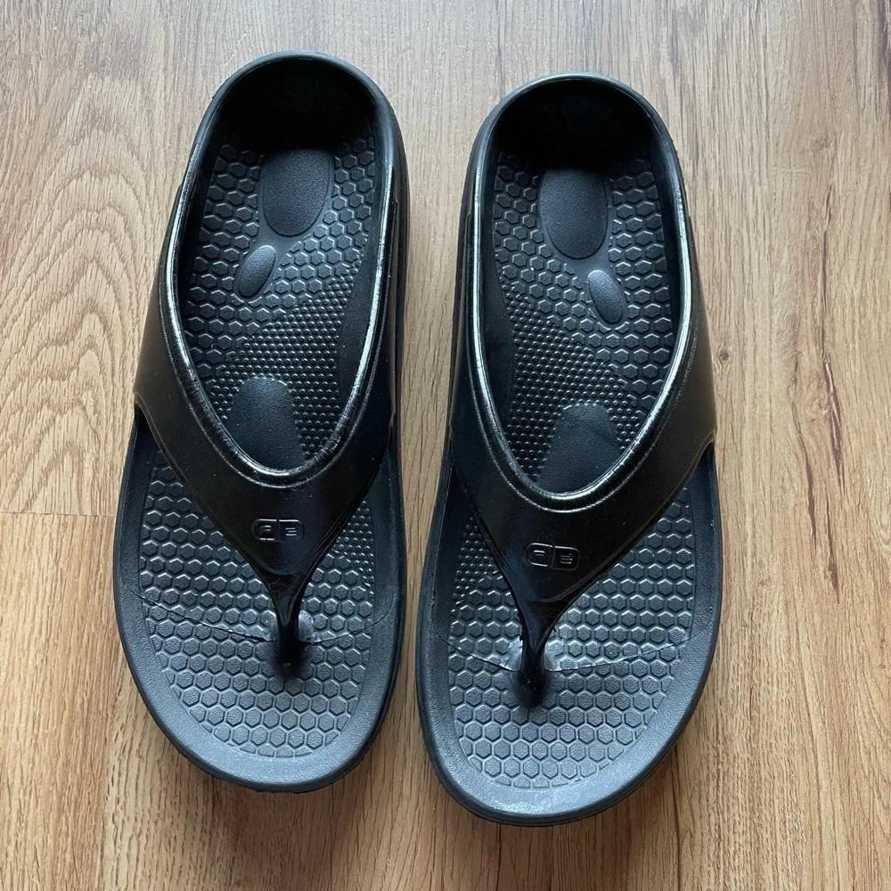 Spenco Men’s Fusion 2 Sandal Flip-Flop, Black Size M11